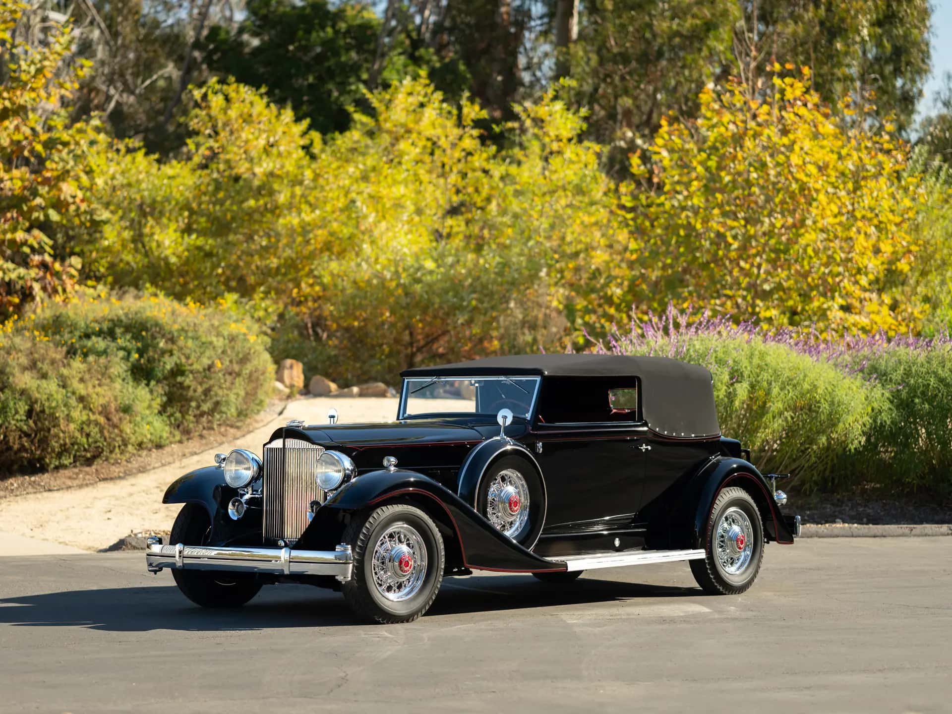 1933 Packard 1005 Twelve Convertible Victoria sold for $0