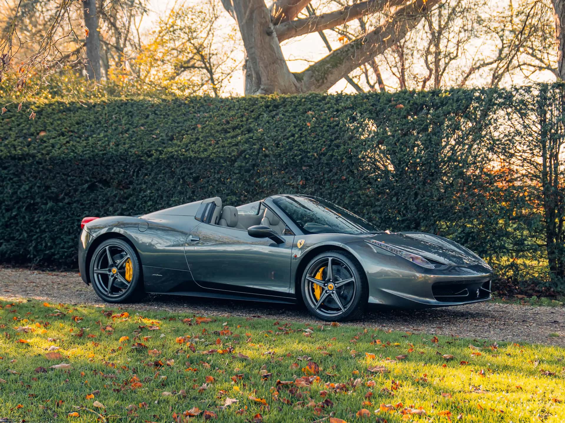 2014 Ferrari 458 Spider sold for $0
