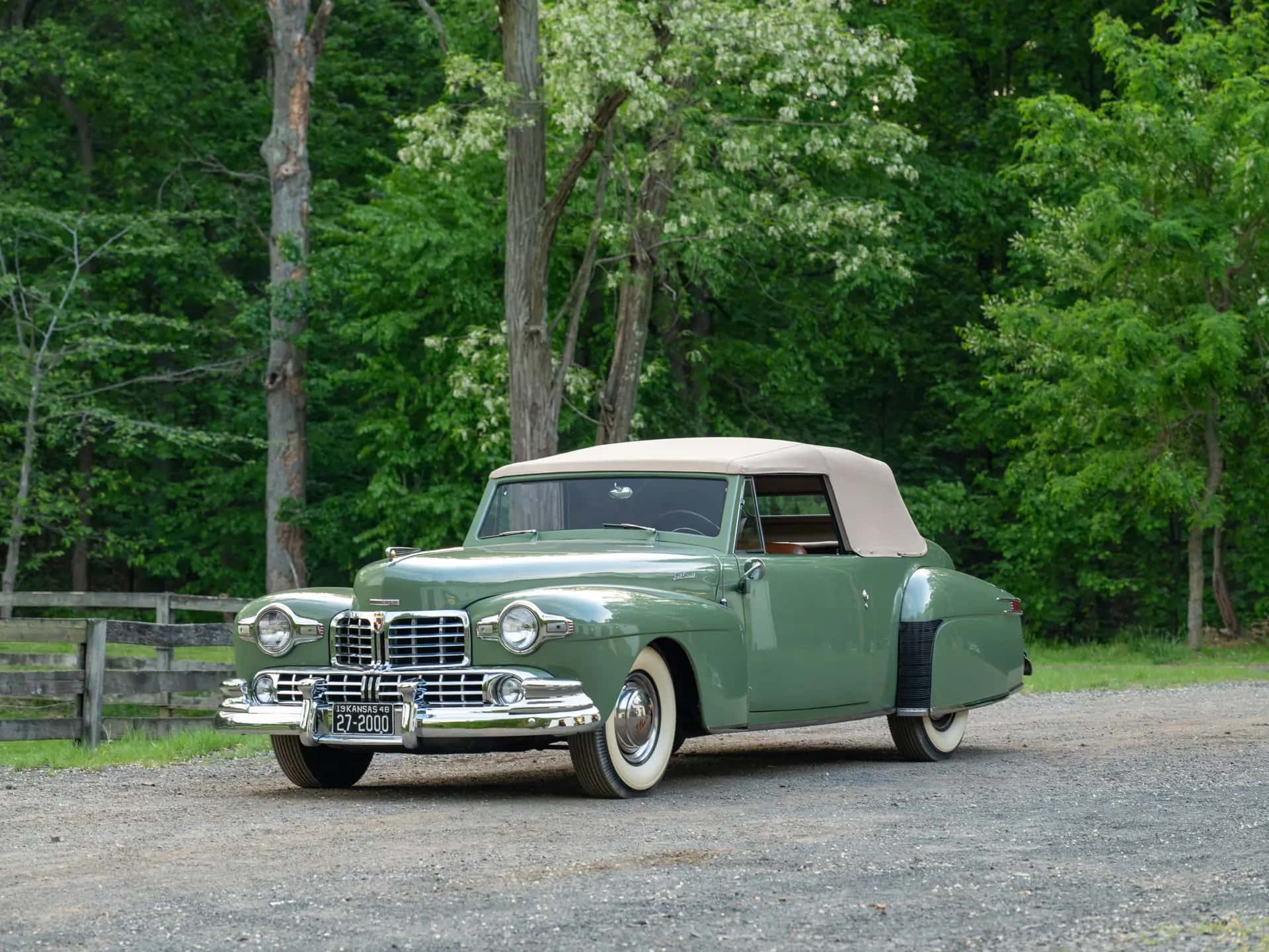 1948 Lincoln Continental Convertible sold for $41,250