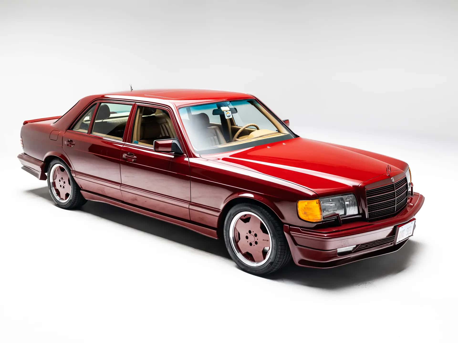1983 Mercedes-Benz 500 SEL 6.0 AMG 'Red Baron' sold for $0