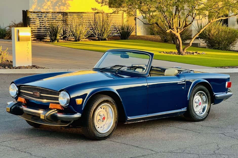 1974 Triumph TR6 sold for $14,750
