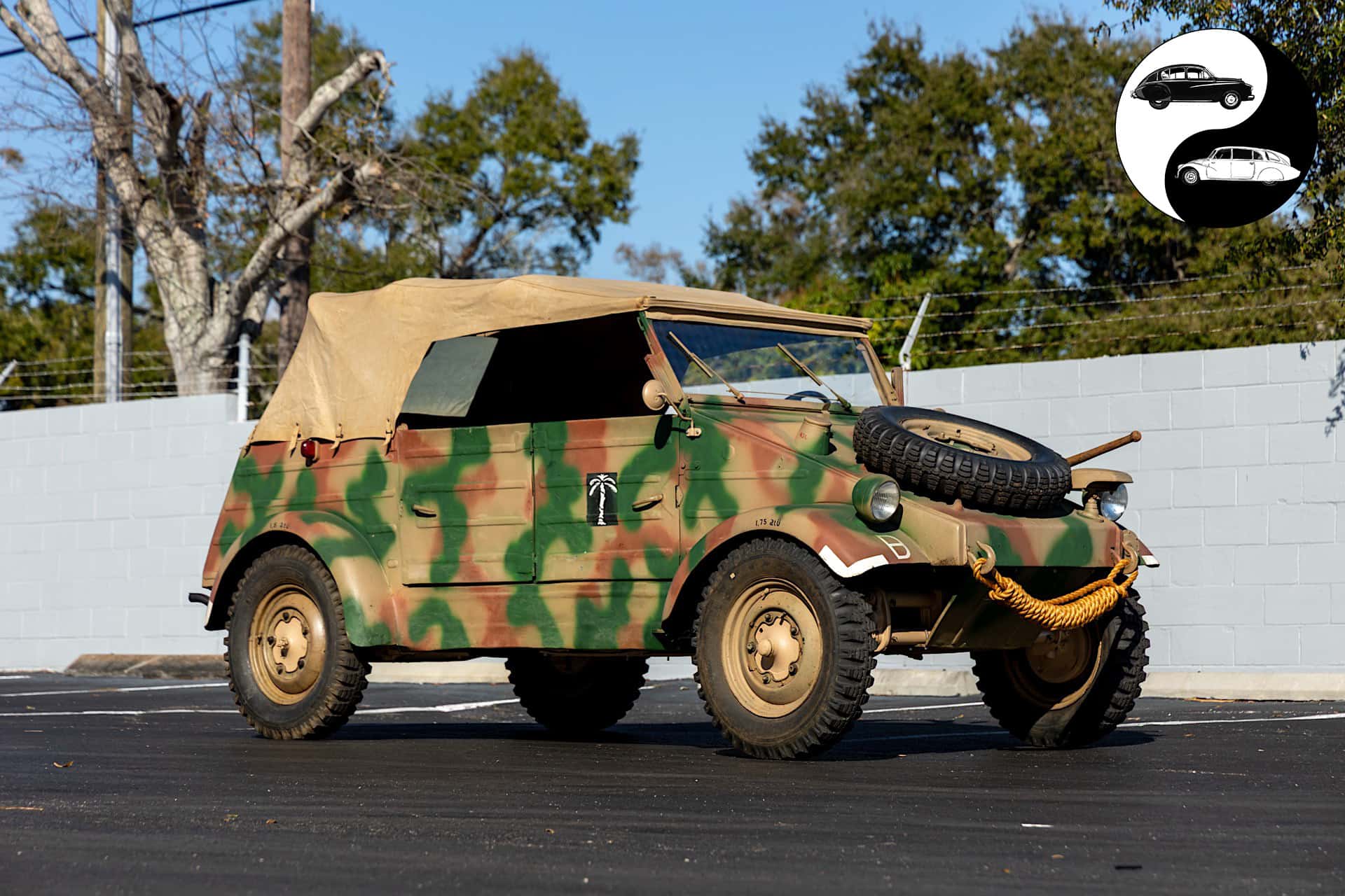1943 Volkswagen Kubelwagen Type 82 sold for $60,000