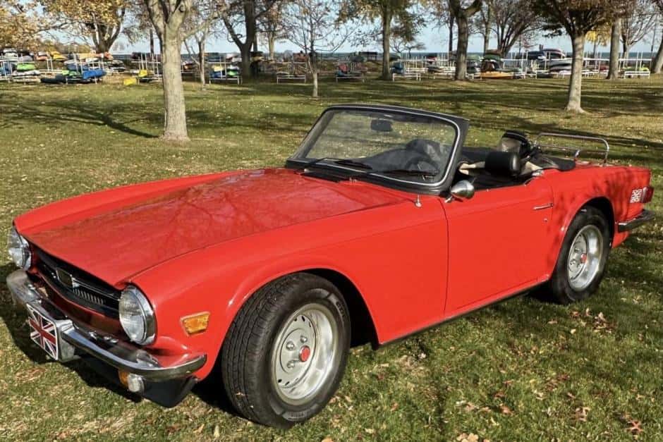 1975 Triumph TR6 sold for $15,550