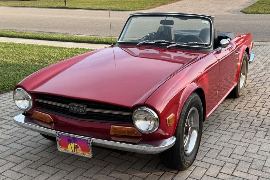 1970 Triumph TR6 sold for $15,500