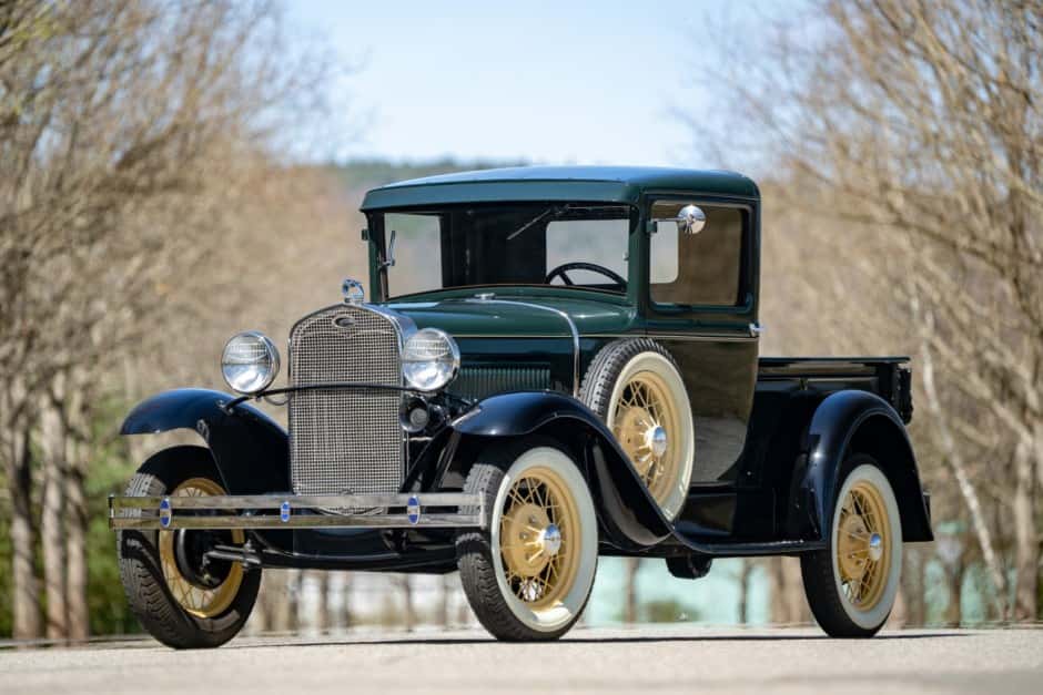 1931 Ford Model A Pickup & Model AA sold for $23,500