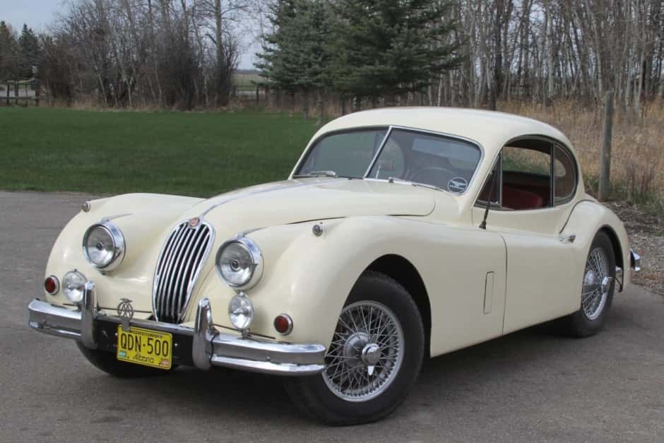1956 Jaguar XK140 sold for $35,000